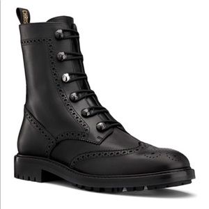 dior rubber combat boots
